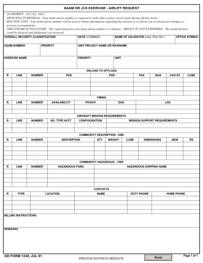 dd-form-1249-airlift-request-saam-or-jcs-exercise-dd-forms