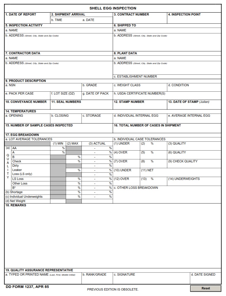 DD Form 1237