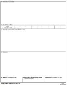 DD Form 2036 – Methods Improvement Project Summary - DD Forms