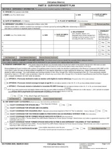 DD Form 2656 – Data for Payment of Retired Personnel - DD Forms