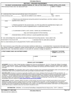 DD Form 2717 – Department of Defense Voluntary/Involuntary Appellate ...