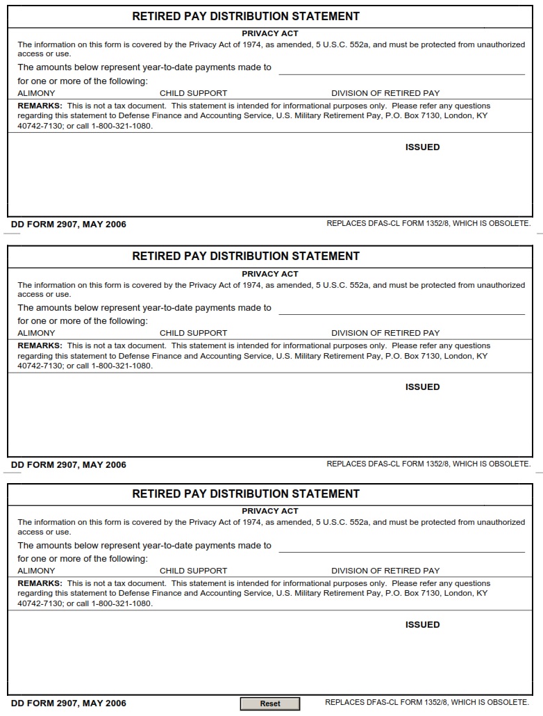 DD Form 2907