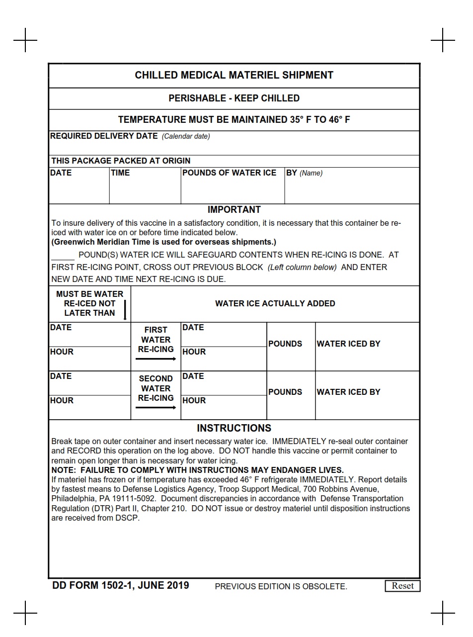 DD Form 1502-1