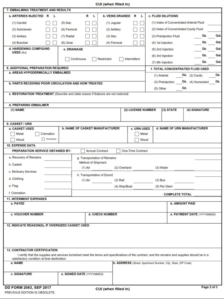 DD Form 2063 Record Of Preparation And Disposition Of Remains dd-form-2063-record-of-preparation-and-disposition-of-remains