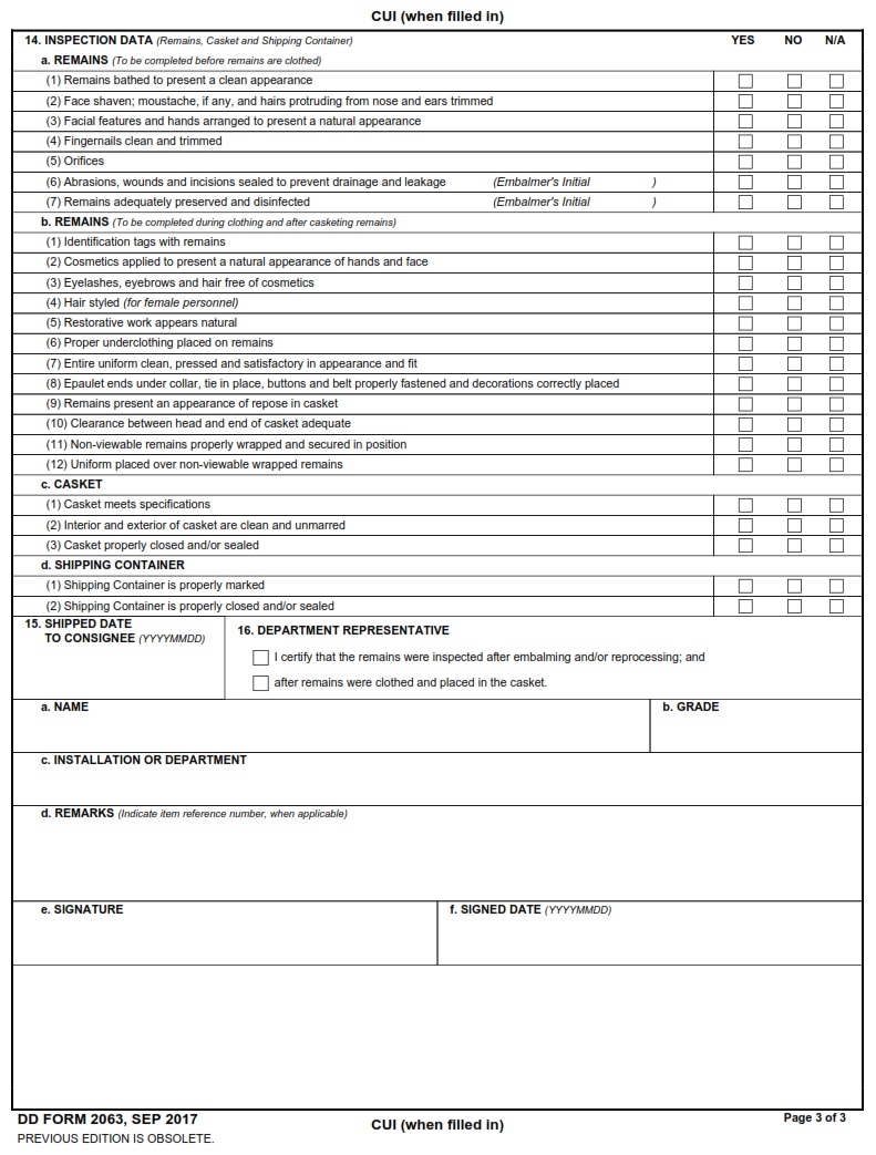 DD Form 2063 - Page 3