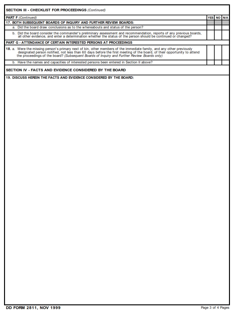 DD Form 2811 - Page 3