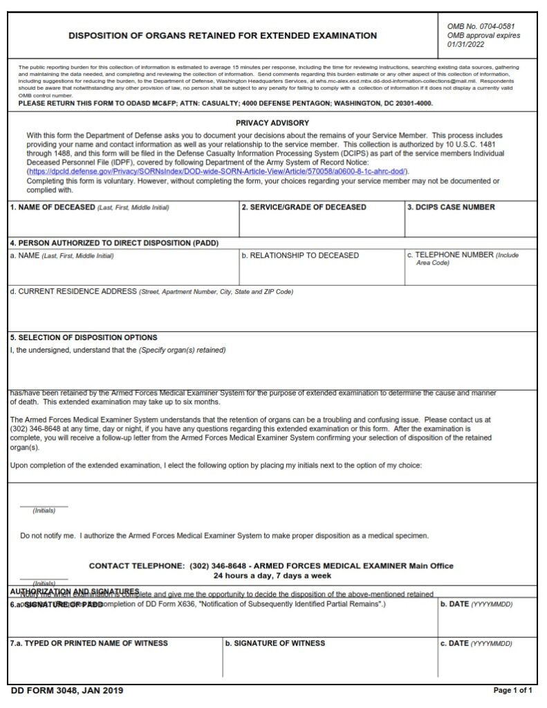 dd-form-3048-disposition-of-organs-retained-for-extended-examination