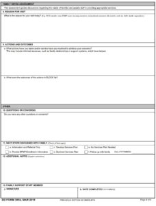DD Form 3054 – Exceptional Family Member Program (EFMP) Family Needs ...